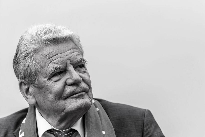 Joachim Gauck Schwarz Weiss Foto Toleranz Intoleranz