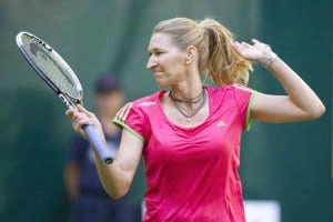 Steffi Graf Tennisspielerin Tennis Schläger Tennisplatz