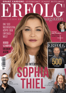 Cover Erfolg Magazin Sophia Thiel 05-2021