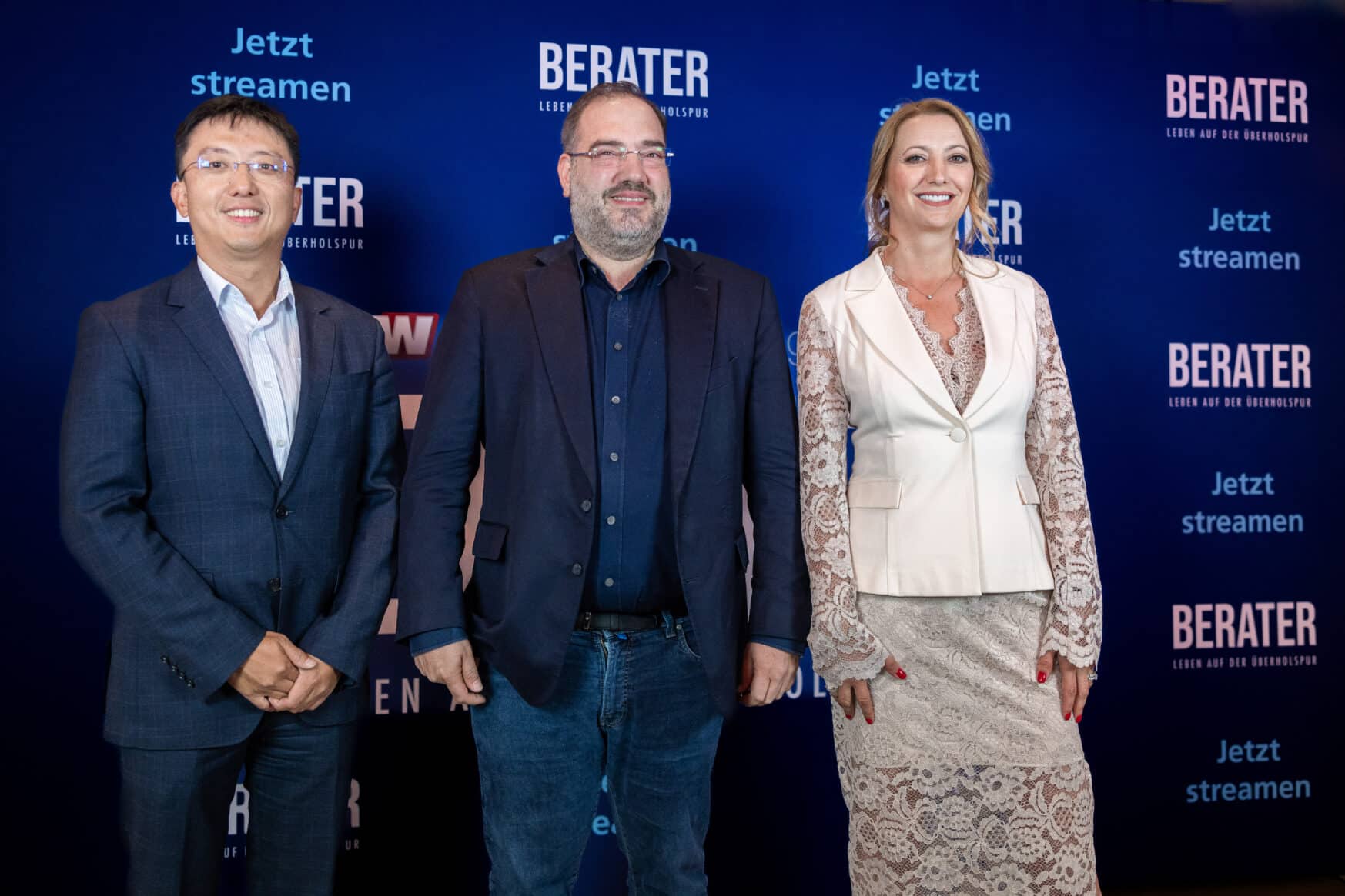 Julien Backhaus und Dr. Franz Hölzl auf der Berater Leben auf der Überholspur 3 Premiere