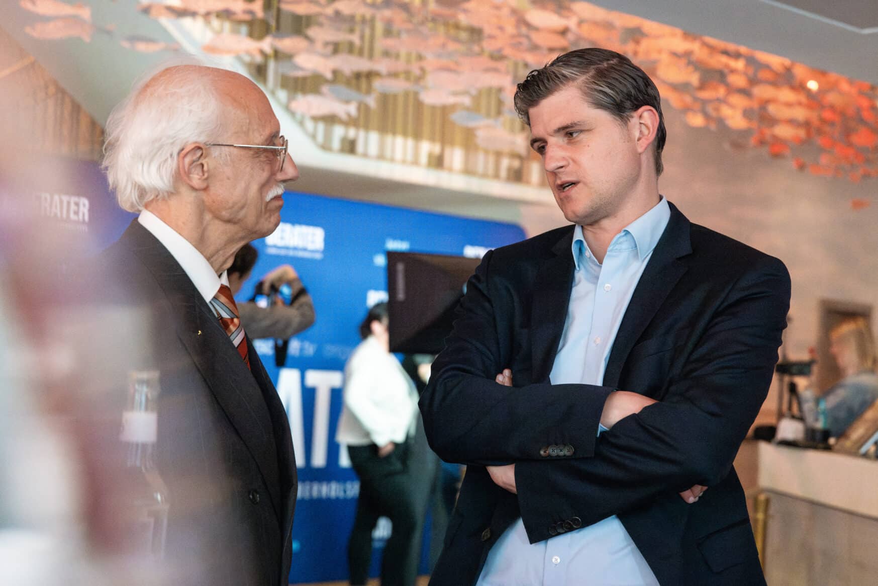 Julien Backhaus und Dr. Franz Hölzl auf der Berater Leben auf der Überholspur 3 Premiere