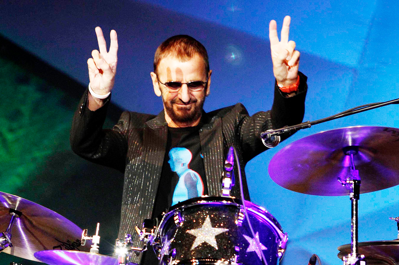 Ringo Starr: Schlagzeuger auf der Bühne ganz vorn