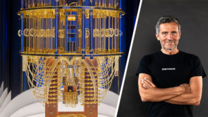 Quantencomputer (links) , Beitragsbild Christian karl (rechts)