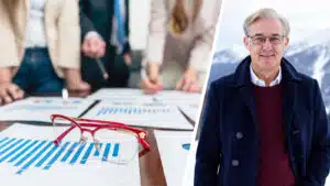 Statistik Unternehmen (links), Uwe Rembor (rechts)