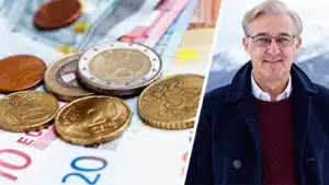 Splitbild: Bargeld links, Uwe Rembor rechts