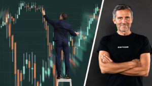 Börsenkurse (links), Christian Karl (rechts)