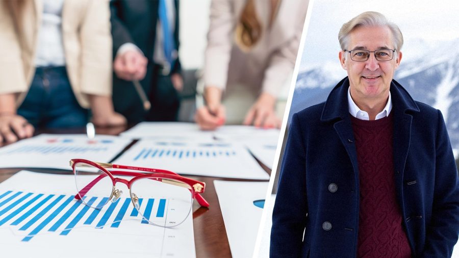 Statistik Unternehmen (links), Uwe Rembor (rechts)