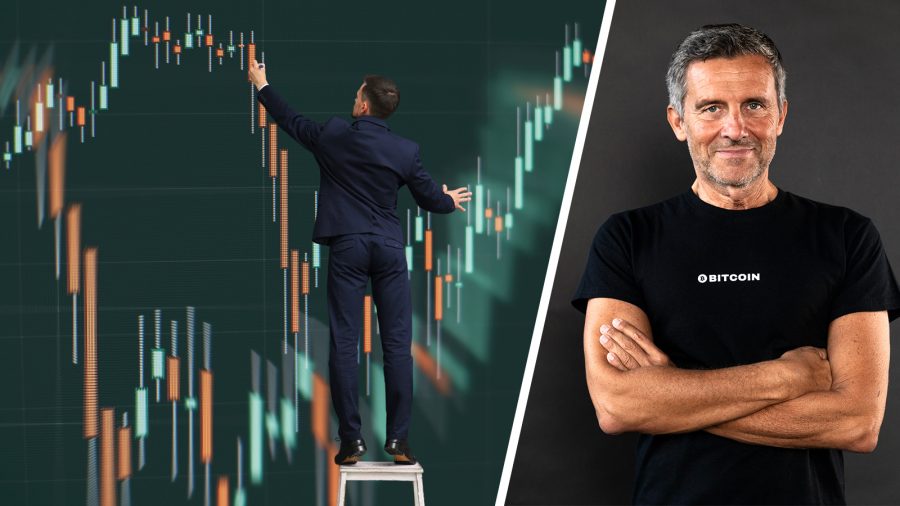 Börsenkurse (links), Christian Karl (rechts)